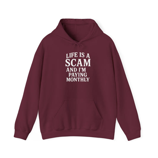 Life is a Scam Pullover Hoodie